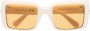 Moncler Eyewear Zonnebril met oversized montuur Beige - Thumbnail 1