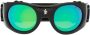 Moncler Eyewear Zonnebril met rond montuur Zwart - Thumbnail 1