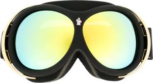 Moncler Eyewear Skibril met spiegelglazen Zwart