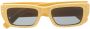 Moncler Eyewear x Palm Angels zonnebril met vierkant montuur Geel - Thumbnail 1