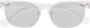 Moncler Eyewear Zonnebril met logoplakkaat Wit - Thumbnail 1