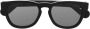 Moncler Eyewear Zonnebril met logoplakkaat Zwart - Thumbnail 1