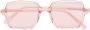 Moncler Eyewear Zonnebril met logoprint Beige - Thumbnail 1