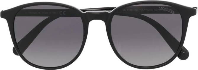 Moncler Eyewear Zonnebril met logoprint Zwart