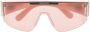 Moncler Eyewear Zonnebril met masker montuur Roze - Thumbnail 1