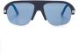 Moncler Eyewear Zonnebril met piloten montuur Blauw - Thumbnail 1