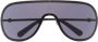 Moncler Eyewear Zonnebril met piloten montuur Zwart - Thumbnail 1