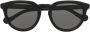 Moncler Eyewear Zonnebril met rond montuur Zwart - Thumbnail 1