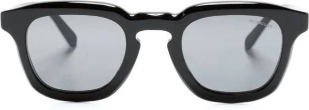 Moncler Eyewear Zonnebril met vierkant montuur Zwart