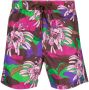 Moncler Zwembroek met bloemenprint Roze - Thumbnail 1
