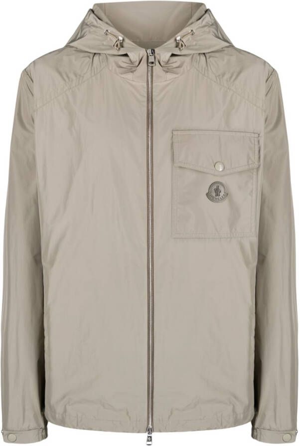 Moncler Fuyue hooded jacket Bruin