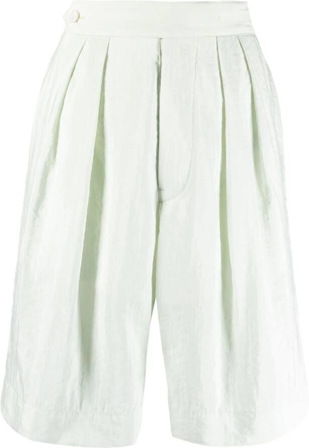 Moncler Genius 1952 High waist shorts Groen