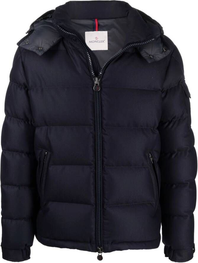 Moncler Gewatteerd jack Blauw
