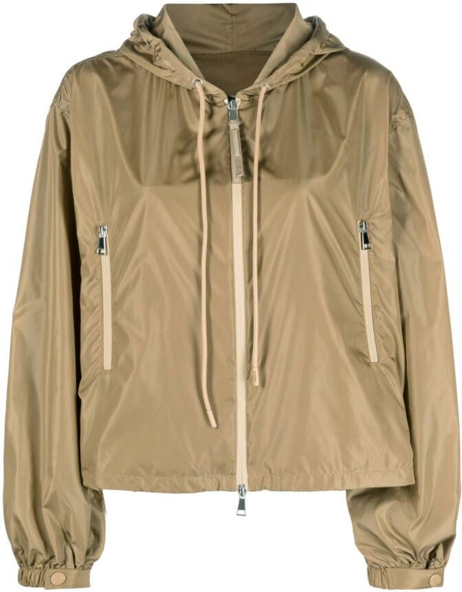 Moncler Gewatteerd jack Bruin