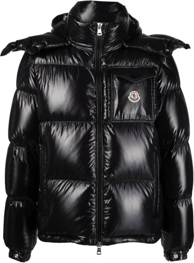 Moncler Gewatteerd jack Zwart