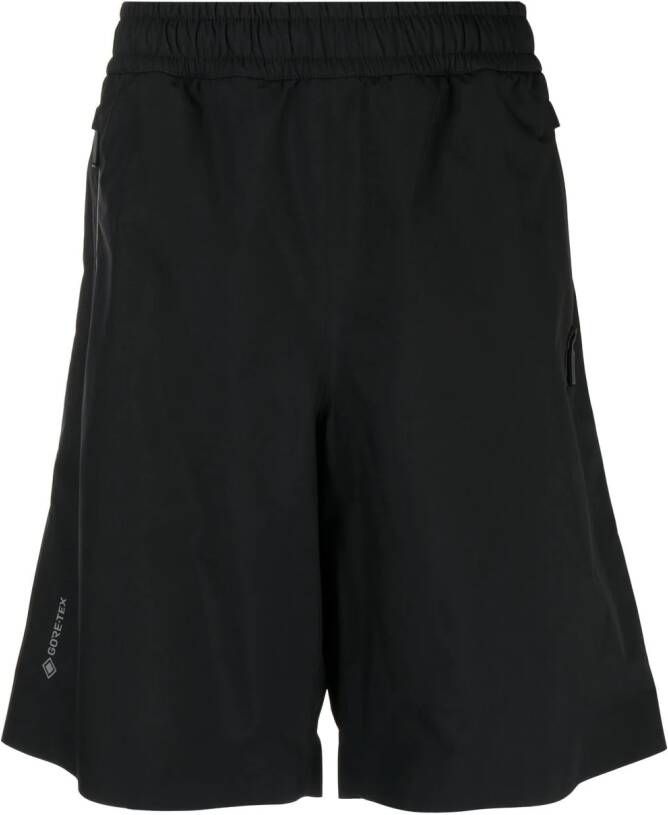 Moncler Grenoble Bermuda shorts met logoprint Zwart