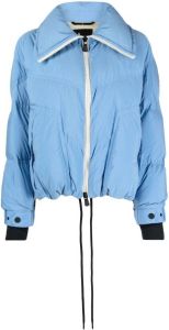 Moncler Grenoble Cluses zip-up puffer jacket Blauw
