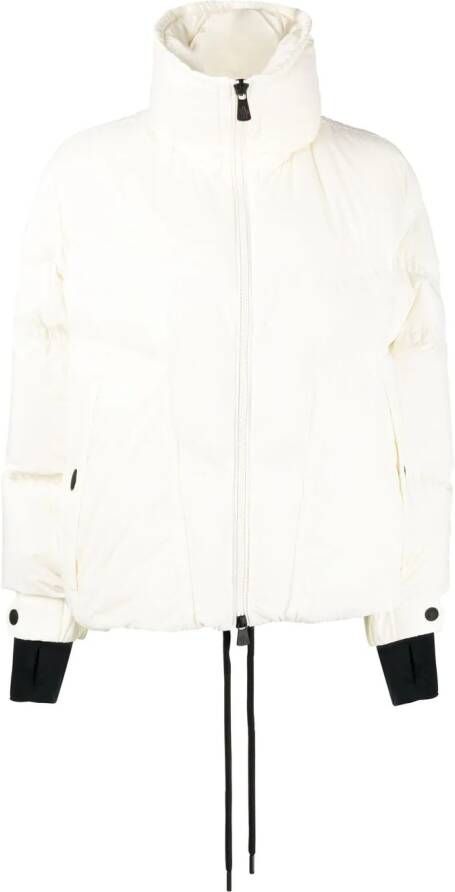 Moncler Grenoble Donsjack met rits Wit