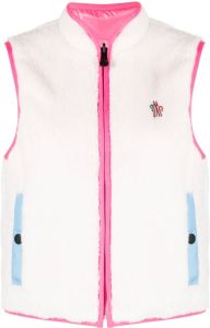 Moncler Grenoble Cropped gilet Wit