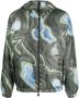 Moncler Grenoble Day Namic bomberjack met abstracte print Groen - Thumbnail 1