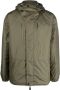 Moncler Donsjack met capuchon Groen - Thumbnail 1