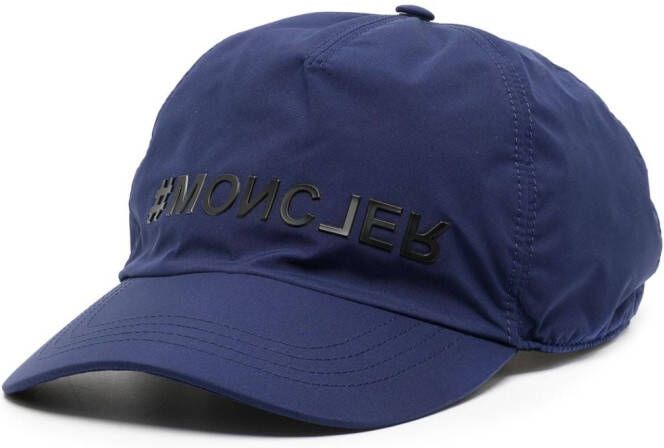 Moncler Grenoble Pet met logo-reliëf Blauw