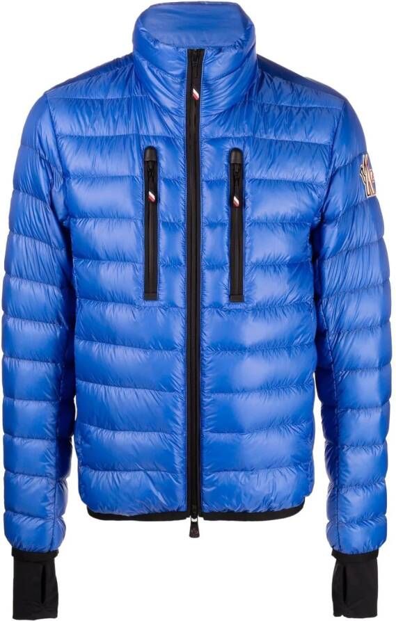 Moncler Grenoble Jack met logopatch Blauw