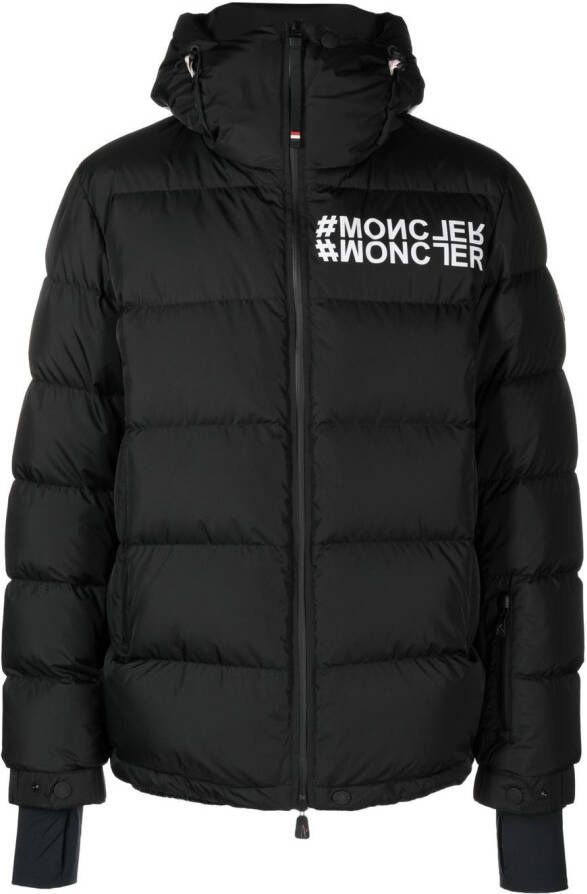 Moncler Grenoble Jack met logoprint Zwart