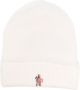 Moncler Grenoble Muts met logopatch Wit - Thumbnail 1