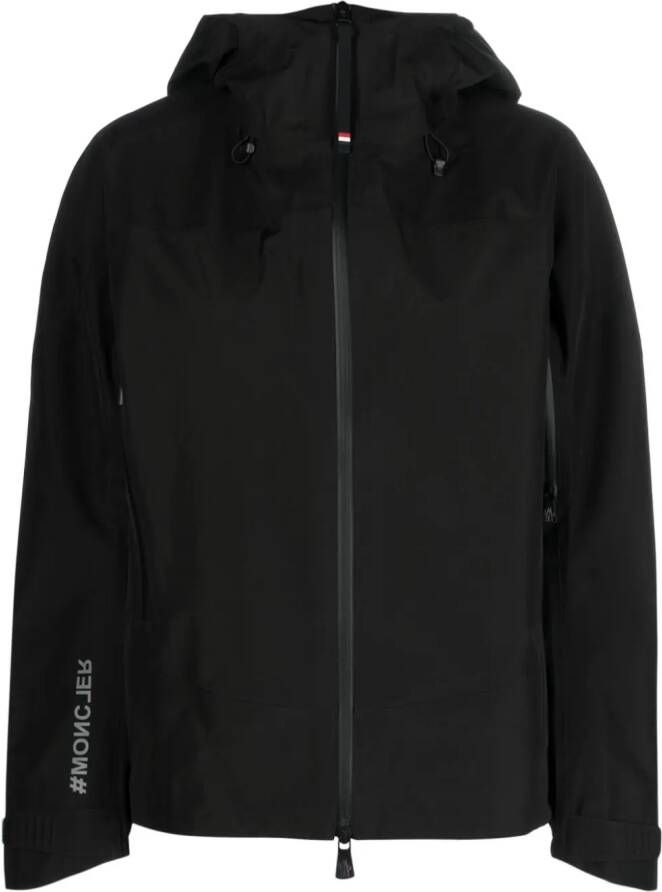 Moncler Grenoble Meribel GORE-TEX jack met capuchon Zwart