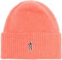 Moncler Grenoble Muts met geborduurd logo Oranje - Thumbnail 1