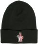 Moncler Grenoble Muts met logopatch Groen - Thumbnail 1