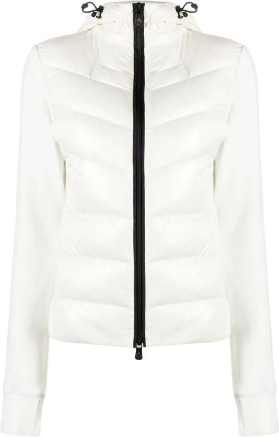 Moncler Grenoble Jack met capuchon Wit