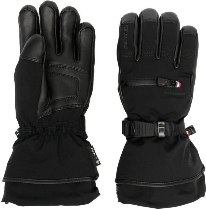 Moncler Grenoble Gewatteerde GORE-TEX handschoenen Zwart