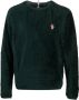 Moncler Grenoble Sweater met logopatch Groen - Thumbnail 1