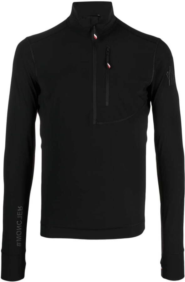 Moncler Grenoble Sweater met rits Zwart