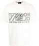 Moncler Grenoble T-shirt met logoprint Wit - Thumbnail 1