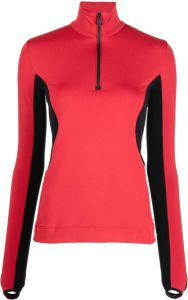 Moncler Grenoble Top met logopatch Rood