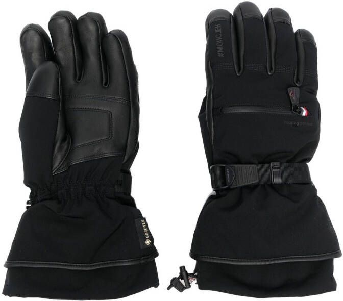 Moncler Grenoble Handschoenen met ritszak Zwart