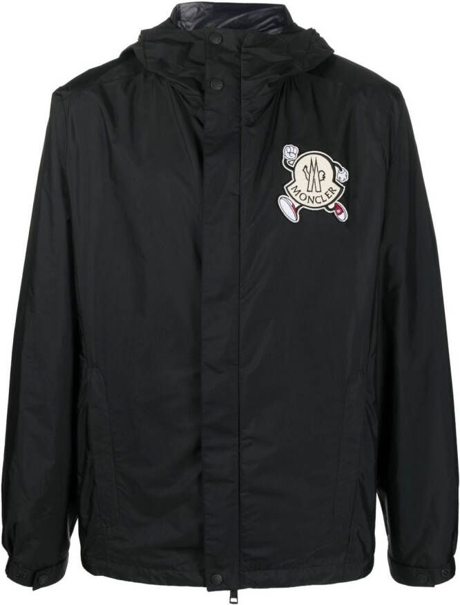 Moncler Jack met capuchon Zwart