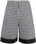 Moncler High waist shorts Zwart - Thumbnail 1