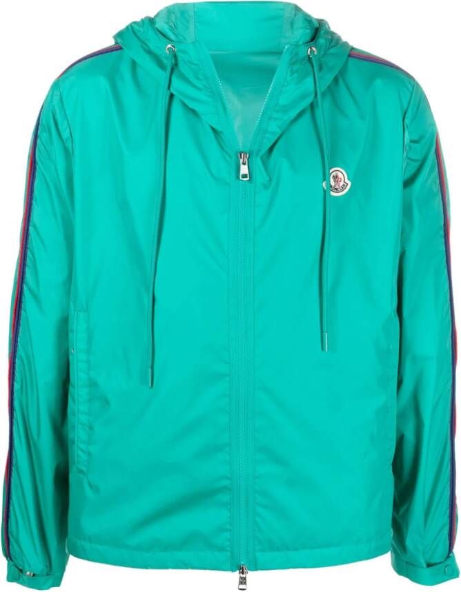 Moncler Jack met capuchon Groen