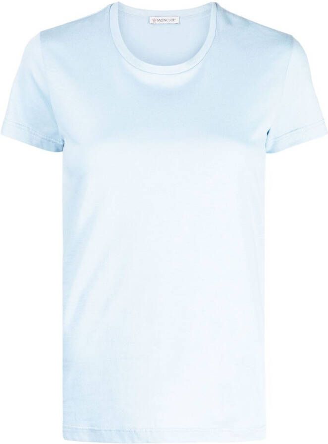 Moncler Katoenen T-shirt Blauw