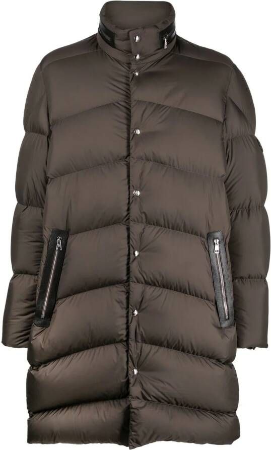 Moncler Lange donsjas Groen