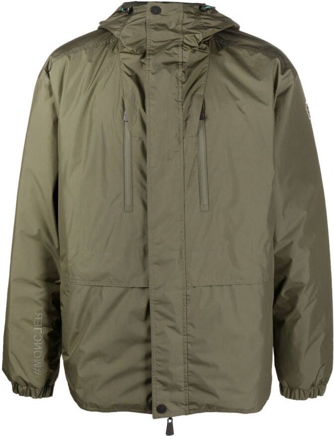 Moncler Jack met capuchon Groen