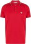 Moncler Poloshirt met logopatch Rood - Thumbnail 1