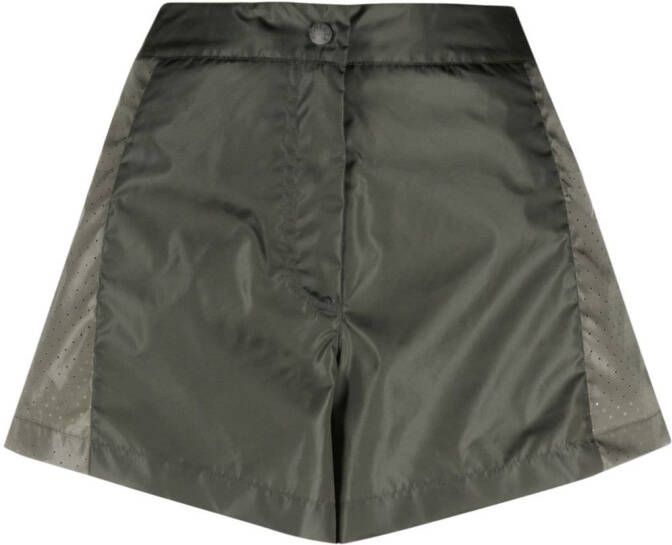 Moncler Tweekleurige shorts Groen