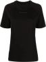 Moncler T-shirt met geborduurd logo Zwart - Thumbnail 1