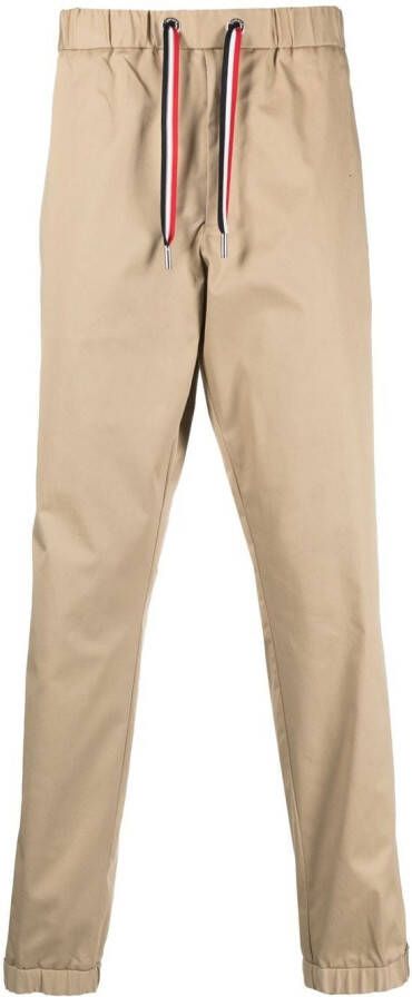 Moncler Chino met logopatch Beige