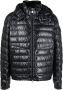 Moncler Donsjack met logopatch Zwart - Thumbnail 1